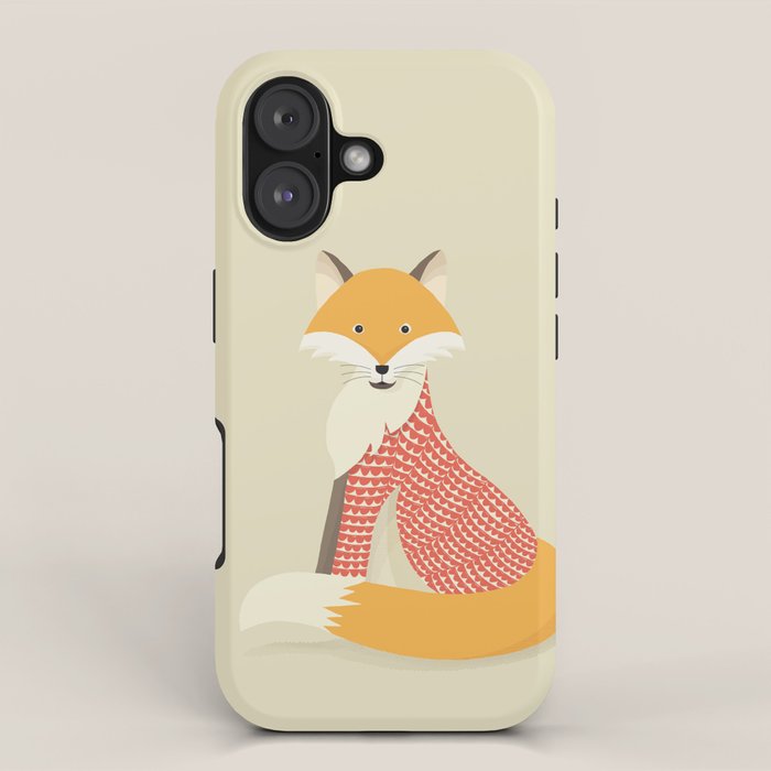 Whimsical Red Fox iPhone Case Gallery Image 1