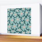 Retro Daisy - Green mood Wall Mural Gallery Image 2