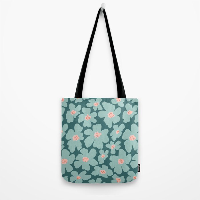 Retro Daisy - Green mood Tote Bag Gallery Image 2