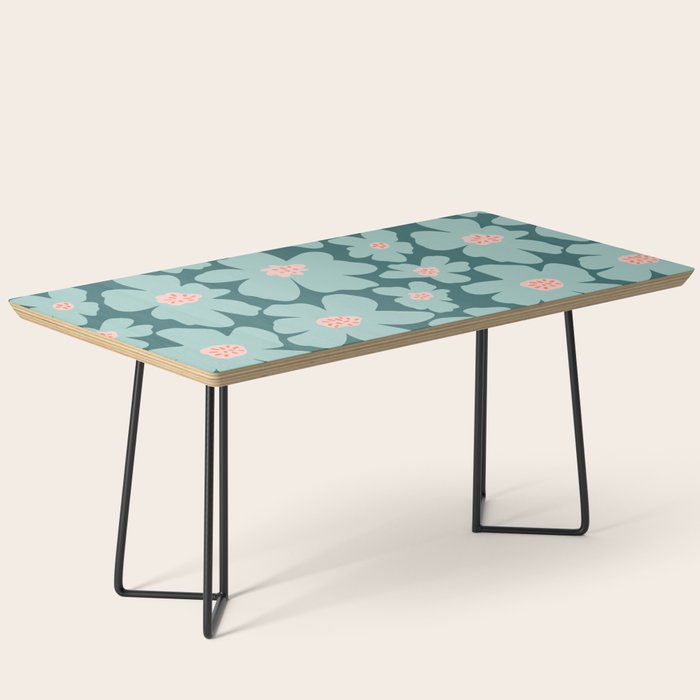 Retro Daisy - Green mood Coffee Table Gallery Image 1