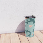 Retro Daisy - Green mood Travel Mug Gallery Image 4