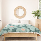 Retro Daisy - Green mood Duvet Cover Gallery Image 3