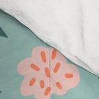 Retro Daisy - Green mood Comforter Gallery Image 4
