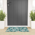 Retro Daisy - Green mood Welcome Mat Gallery Image 3