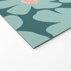 Retro Daisy - Green mood Welcome Mat Gallery Image 2