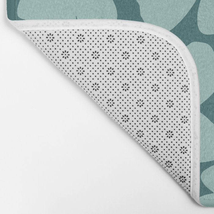 Retro Daisy - Green mood Bath Mat Gallery Image 2