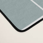 Sage Green Retro Grid Pattern Desk Mat Gallery Image 4