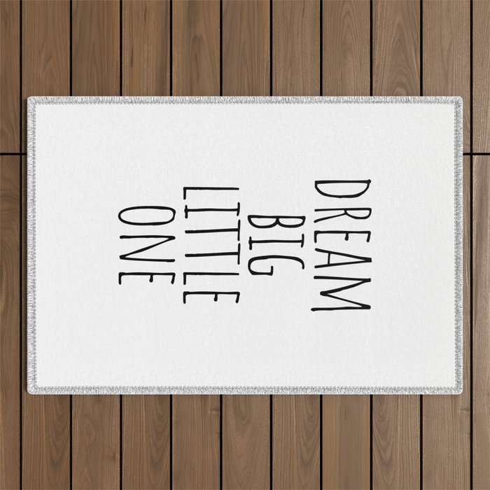 Dream big little one Outdoor Rug Gallery Image 1