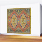 Moroccan Berber Geometric Rug Pattern Wall Mural Gallery Image 2