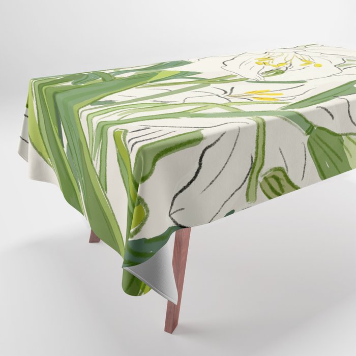 Garden Lilies  Tablecloth Gallery Image 1