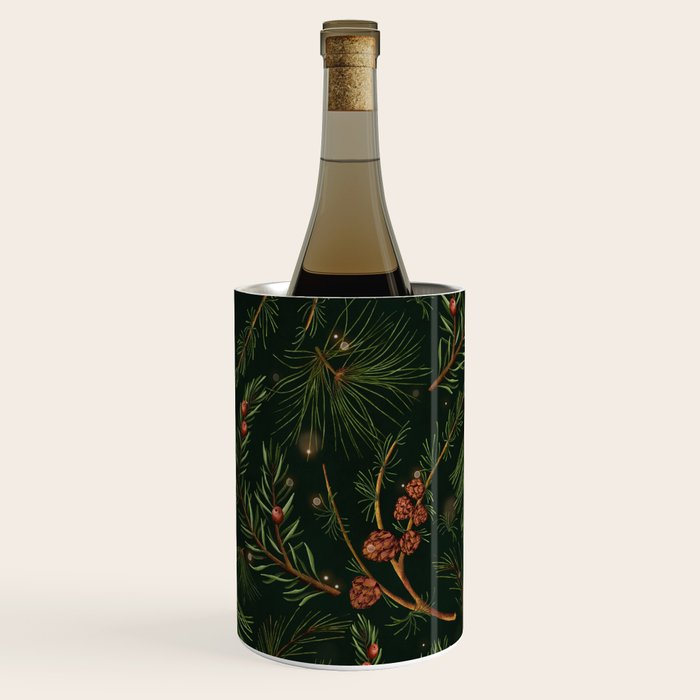 Christmas Spruce Dark Green Wine Chiller Gallery Image 3