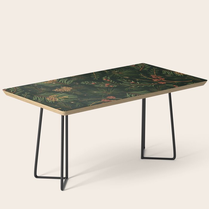 Christmas Spruce Dark Green Coffee Table Gallery Image 1