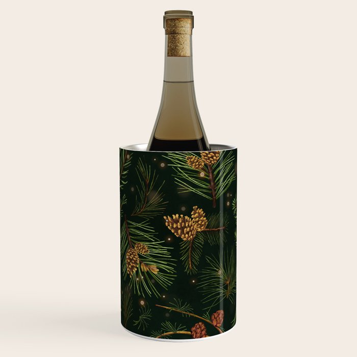 Christmas Spruce Dark Green Wine Chiller Gallery Image 2