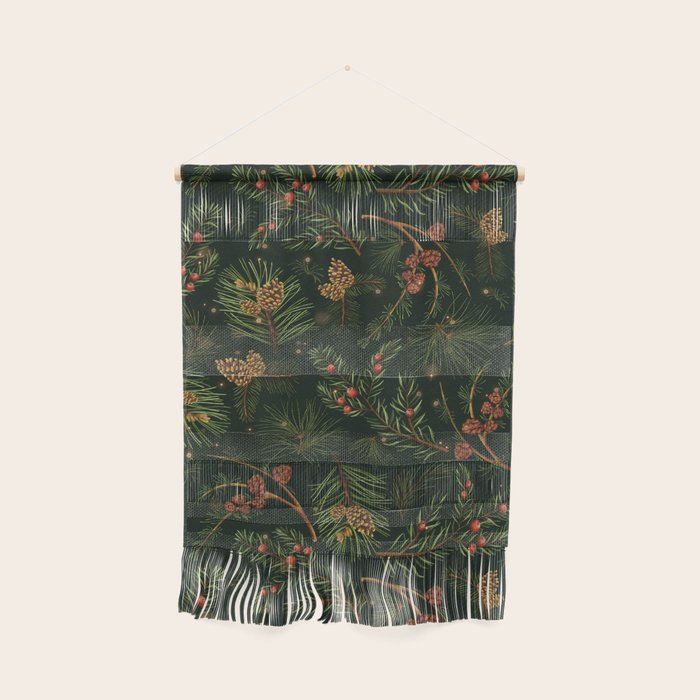 Christmas Spruce Dark Green Wall Hanging Gallery Image 1