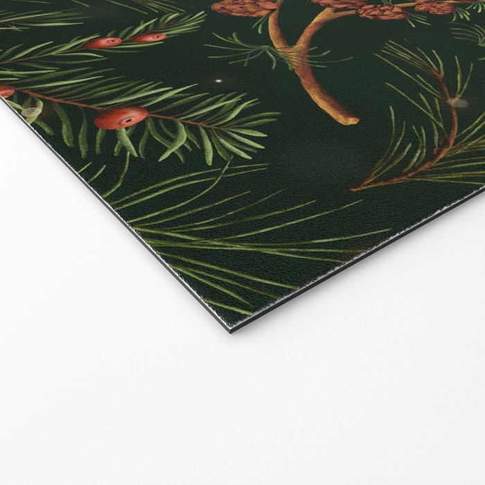 Christmas Spruce Dark Green Welcome Mat Gallery Image 2