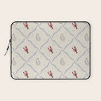 Oyster and Lobster Pattern Laptop Sleeve Gallery Image 1