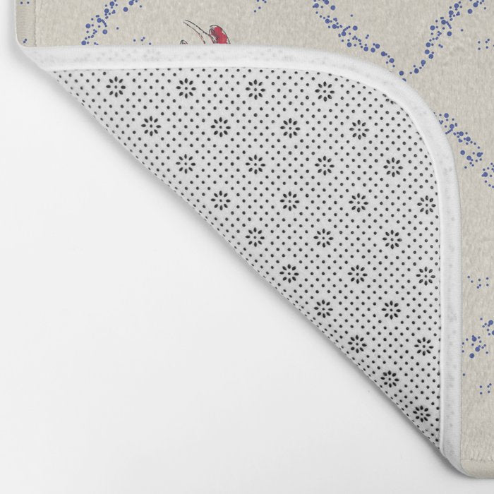 Oyster and Lobster Pattern Bath Mat Gallery Image 2