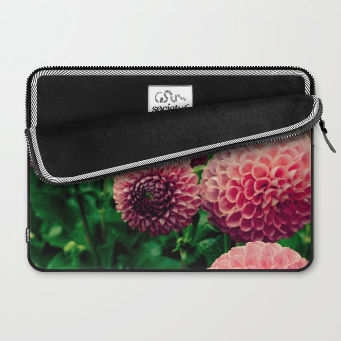 Let Yourself Bloom - Modern Botanical Photograph Laptop Sleeve Gallery Image 2