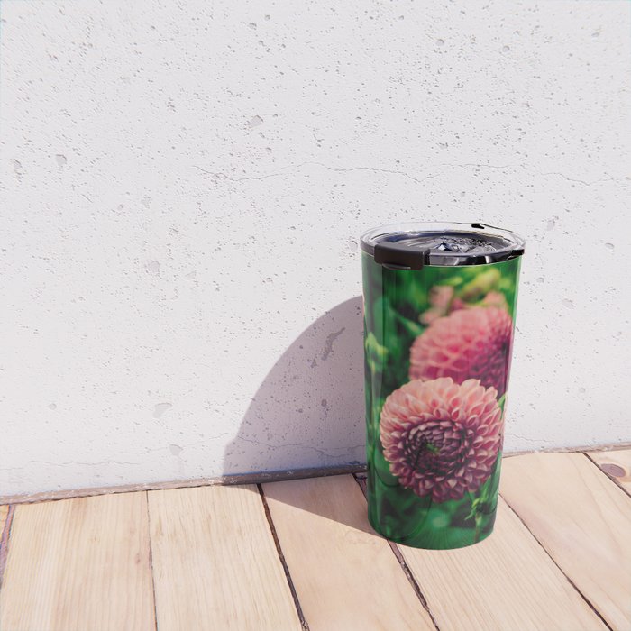Let Yourself Bloom - Modern Botanical Photograph Travel Mug Gallery Image 4