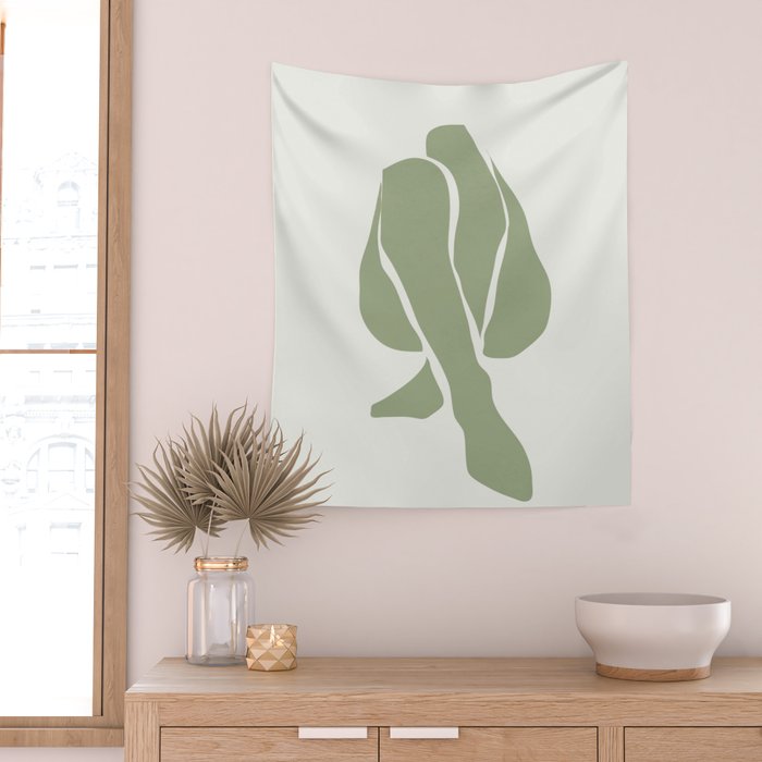 Abstract Woman 12 Wall Tapestry Gallery Image 2