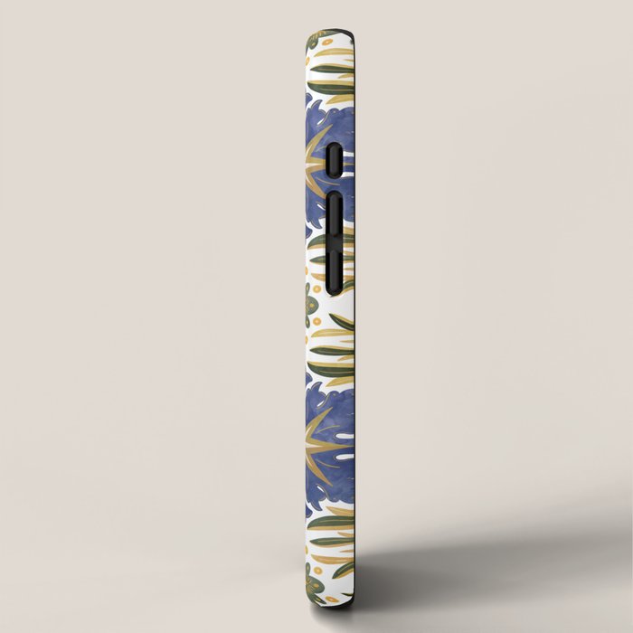 Tile floral nature Modern BY iPhone Case Gallery Image 2