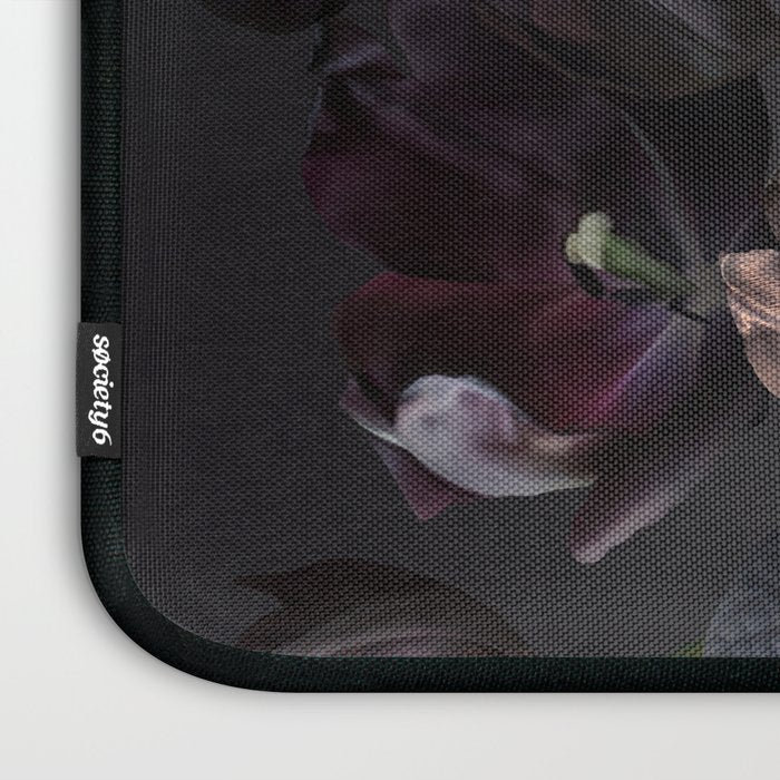 Black tulips on dark background Laptop Sleeve Gallery Image 3