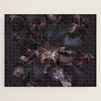 Black tulips on dark background Jigsaw Puzzle Gallery Image 1