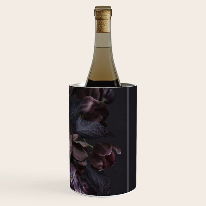 Black tulips on dark background Wine Chiller Gallery Image 3