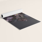 Black tulips on dark background Yoga Mat Gallery Image 2
