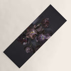 Black tulips on dark background Yoga Mat Gallery Image 1