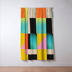 Modern Abstraction 4 Window Curtain Gallery Image 3
