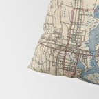 Vintage Map of St. Augustine Florida (1937) Pillow Sham Gallery Image 4