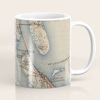 Vintage Map of St. Augustine Florida (1937) Coffee Mug Gallery Image 1