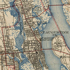 Vintage Map of St. Augustine Florida (1937) Coffee Mug Gallery Image 2