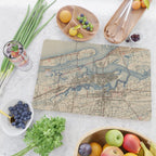Vintage Map of St. Augustine Florida (1937) Cutting Board Gallery Image 2