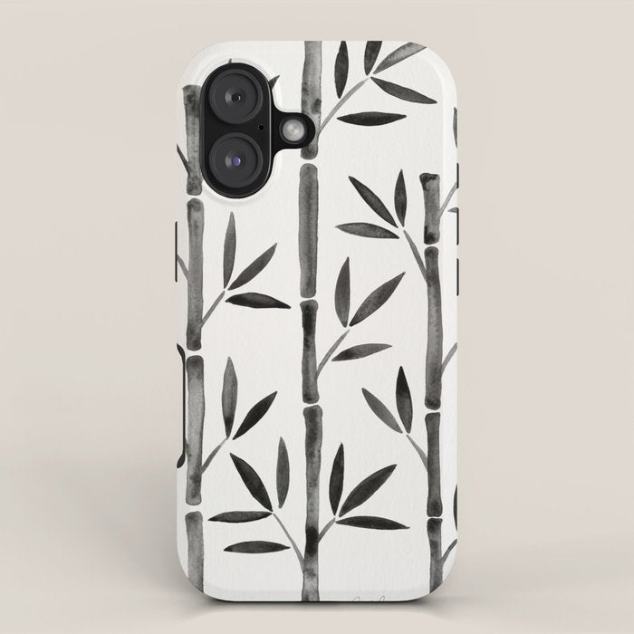 Black Bamboo iPhone Case Gallery Image 1