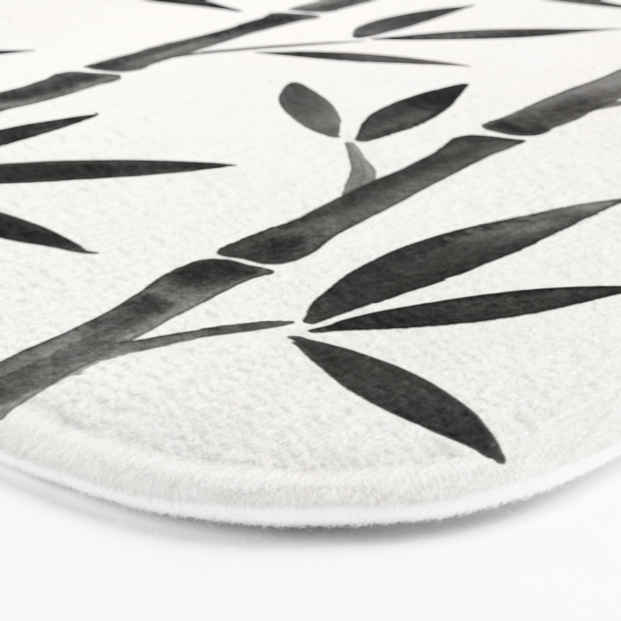 Black Bamboo Bath Mat Gallery Image 3