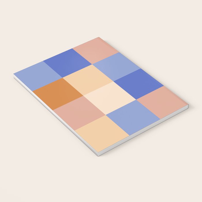 Bold Retro Checks Pattern - Large XXIX Notebook Gallery Image 3