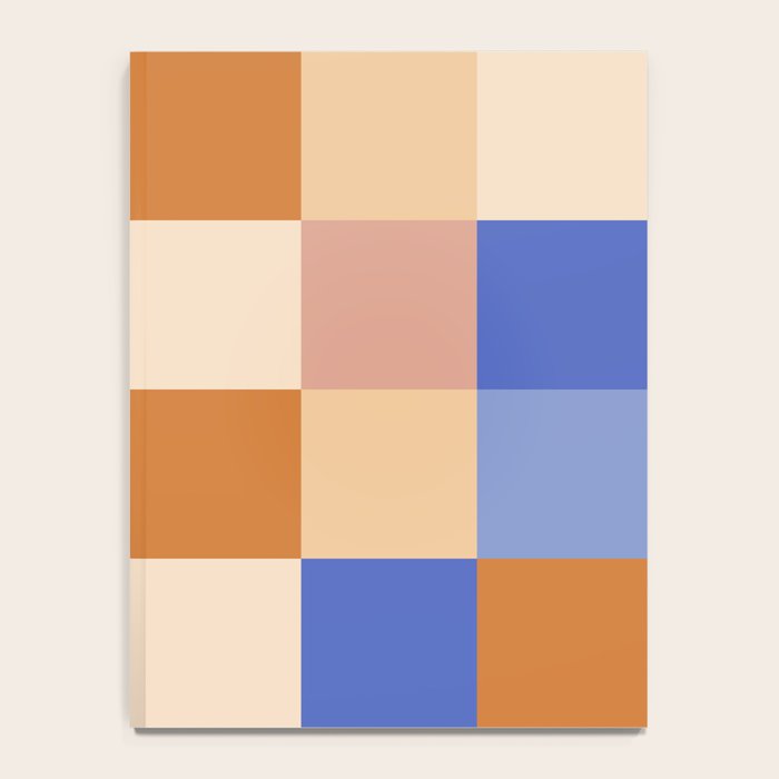 Bold Retro Checks Pattern - Large XXIX Notebook Gallery Image 4