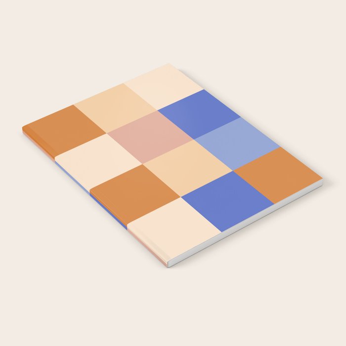 Bold Retro Checks Pattern - Large XXIX Notebook Gallery Image 1