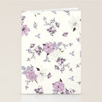 romantic pattern in the rococo style Stationery Card Gallery Image 2