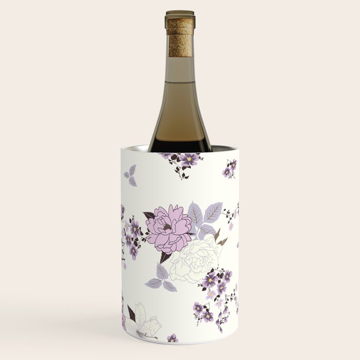 romantic pattern in the rococo style Wine Chiller Gallery Image 1