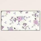 romantic pattern in the rococo style Desk Mat Gallery Image 3