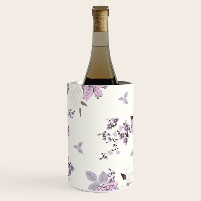romantic pattern in the rococo style Wine Chiller Gallery Image 2