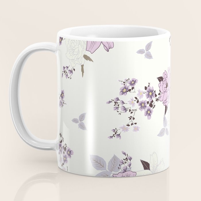 romantic pattern in the rococo style Coffee Mug Gallery Image 3