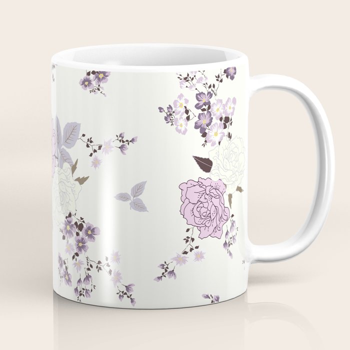 romantic pattern in the rococo style Coffee Mug Gallery Image 1