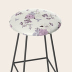 romantic pattern in the rococo style Stool Gallery Image 2