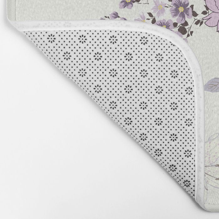 romantic pattern in the rococo style Bath Mat Gallery Image 2