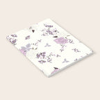 romantic pattern in the rococo style Notebook Gallery Image 2