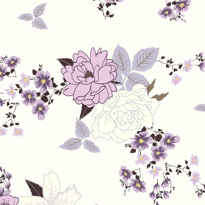 romantic pattern in the rococo style Coffee Mug Gallery Image 2